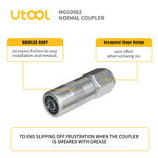 Grease Gun Coupler 3 Pcs Set