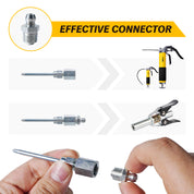 90 Degree Grease Needle Injection Nozzle 3-Piece Set