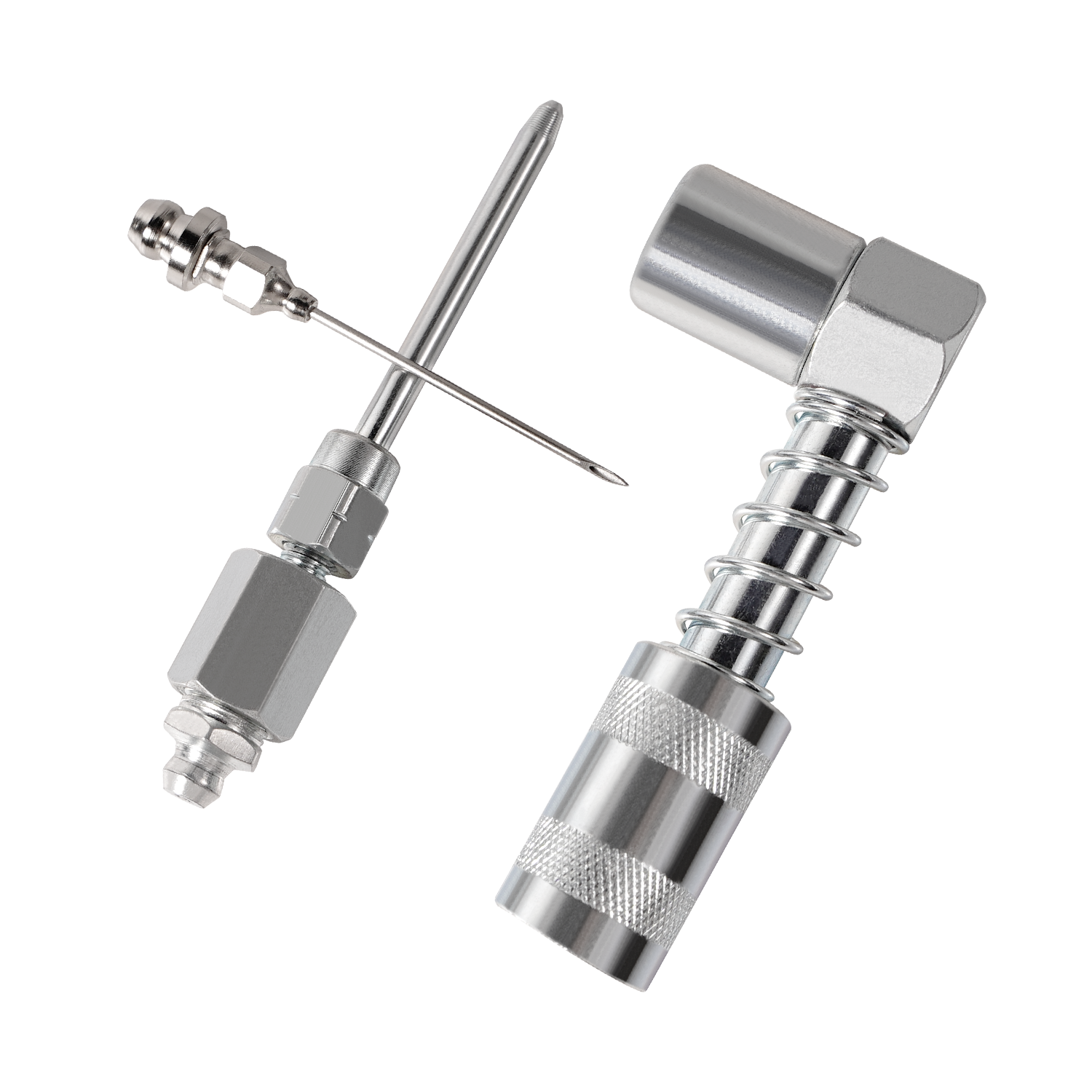 90 Degree Grease Needle Injection Nozzle 3-Piece Set