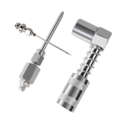 90 Degree Grease Needle Injection Nozzle 3-Piece Set