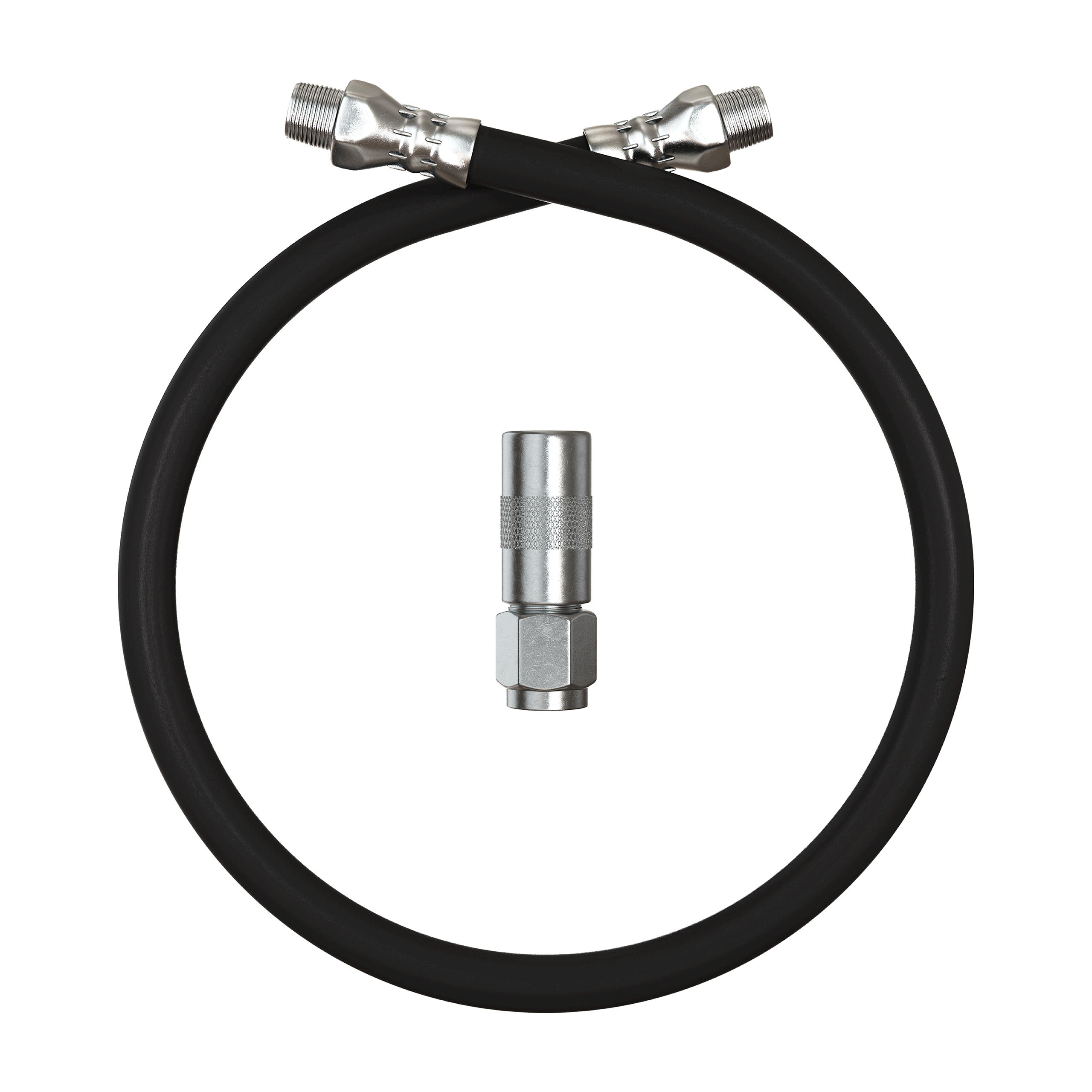 20" Rubber Flex Hose & 1 Normal Coupler