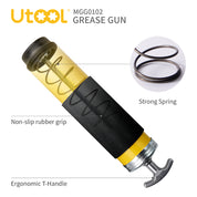 8000 PSI Manual Grease Gun Basic Set, Yellow