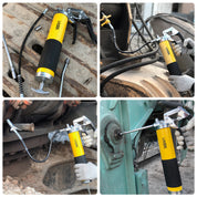 8000 PSI Manual Grease Gun Basic Set, Yellow
