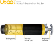 8000 PSI Manual Grease Gun Pro Set, Yellow