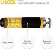 6000 PSI Pneumatic Grease Gun Basic Set, Yellow