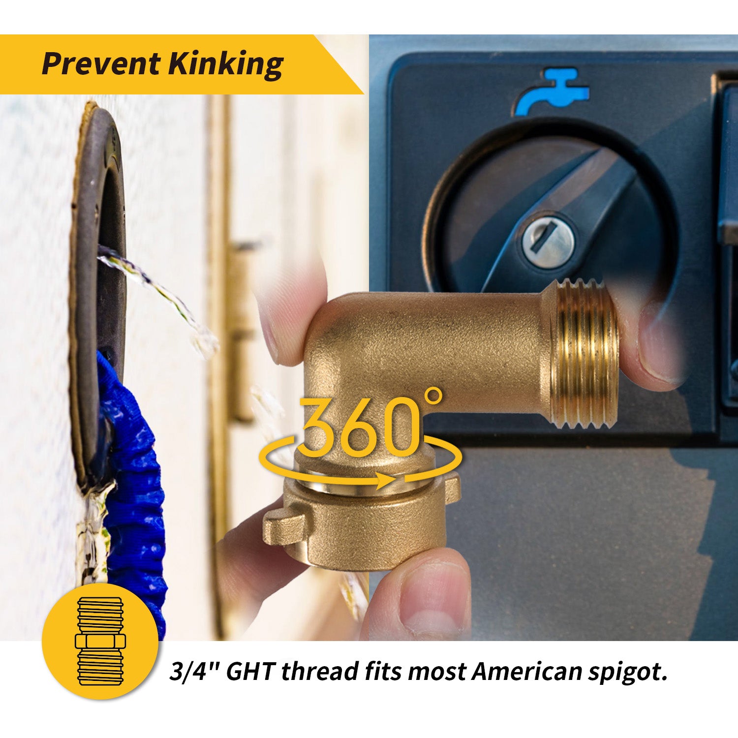 UTOOL Heated Water Hose for RV